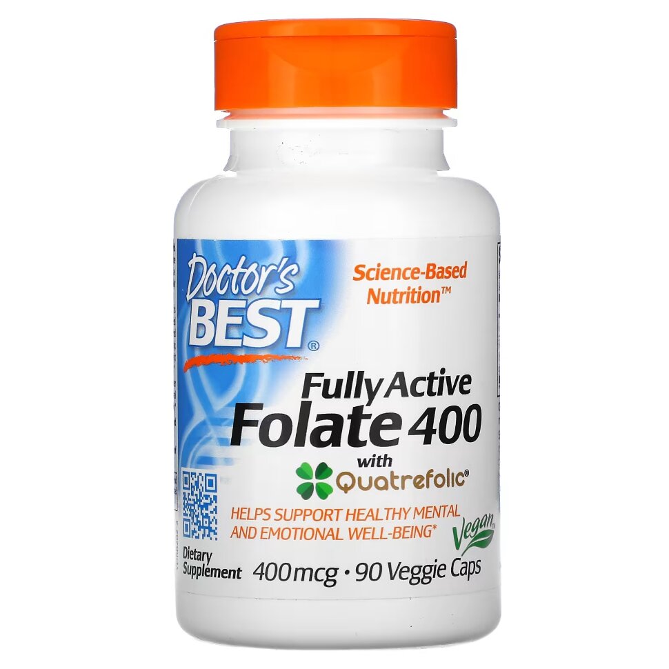 Doctor's Best Fully active folate 400 mcg 90 caps