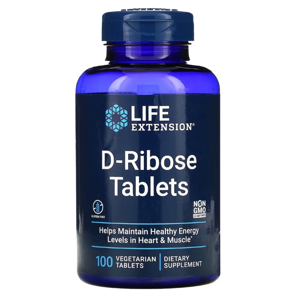 Life Extension D-Ribose Tablets 100 tablets