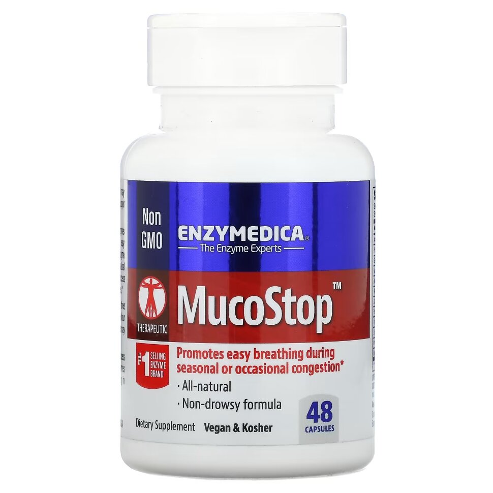 Enzymedica MucoStop 48 caps
