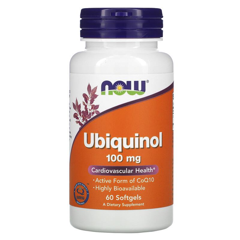 NOW Ubiquinol 100 mg 60 softgel
