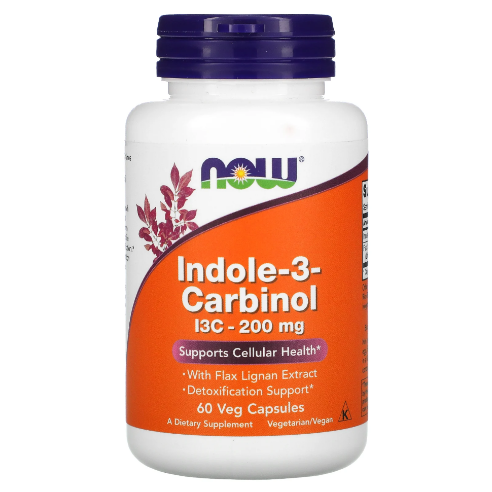 NOW Indole - 3 - carbinol 200 mg 60 caps