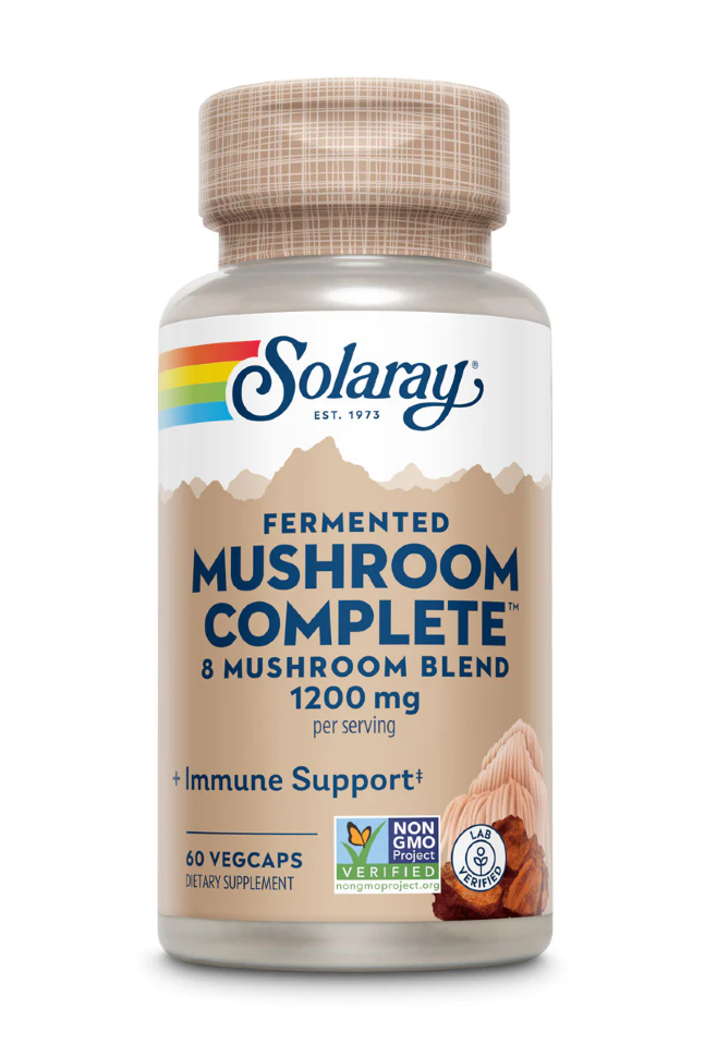 Solaray Fermented Mushroom Complete 600 mg 60 caps