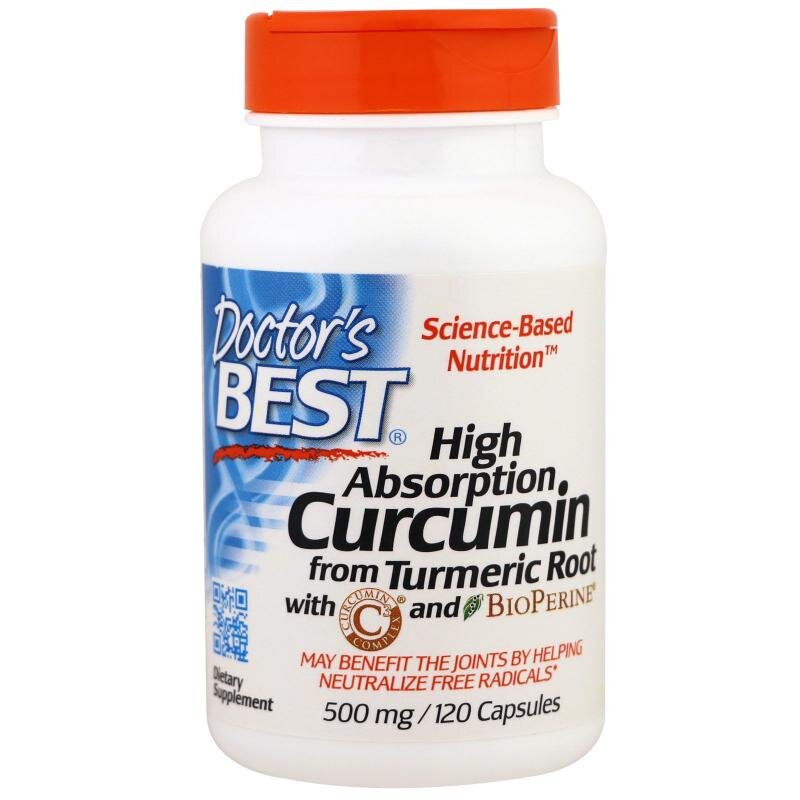 Doctor's Best Curcumin 500 mg 120 vcaps