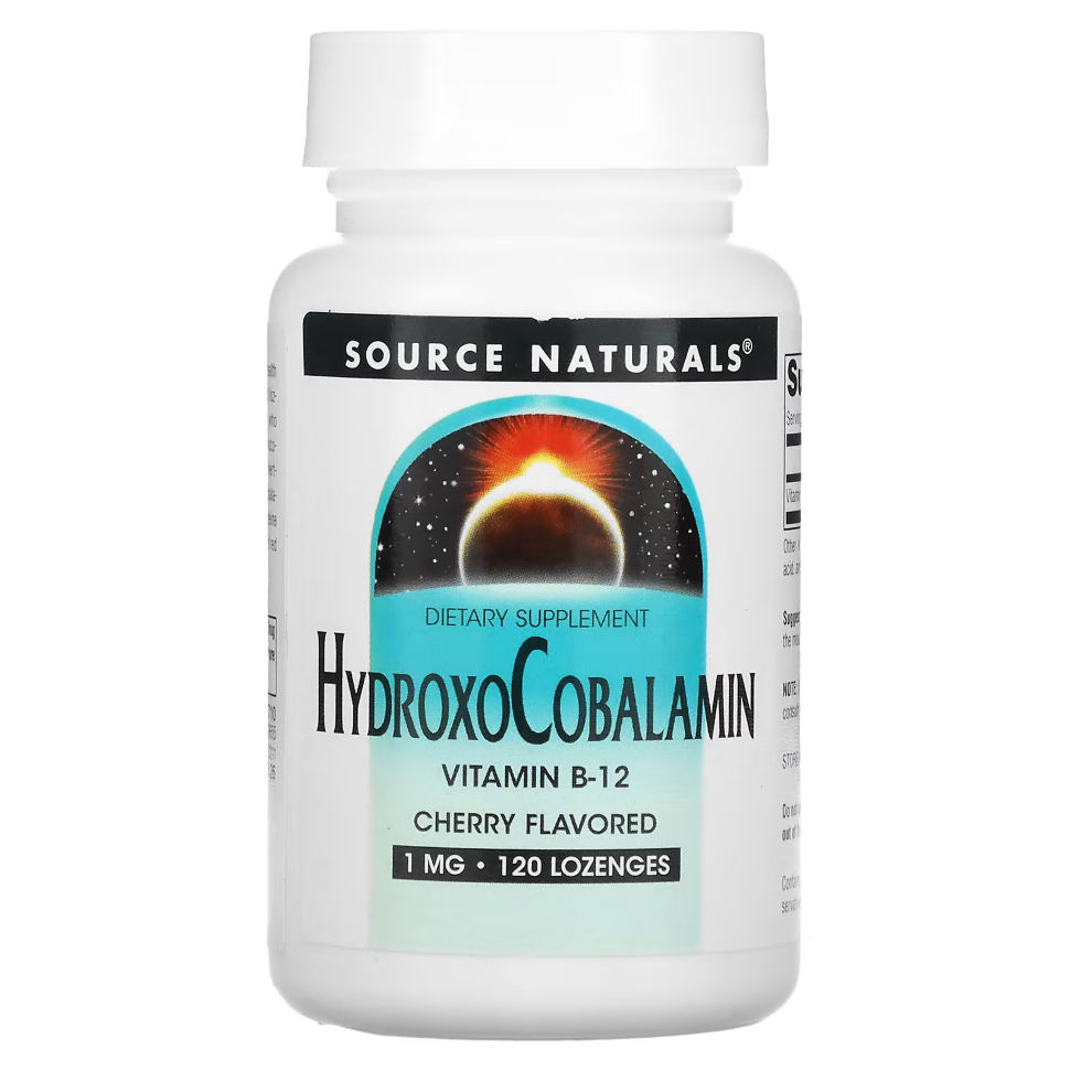 Source Naturals HydroxoCobalamin 1 mg 120 tab
