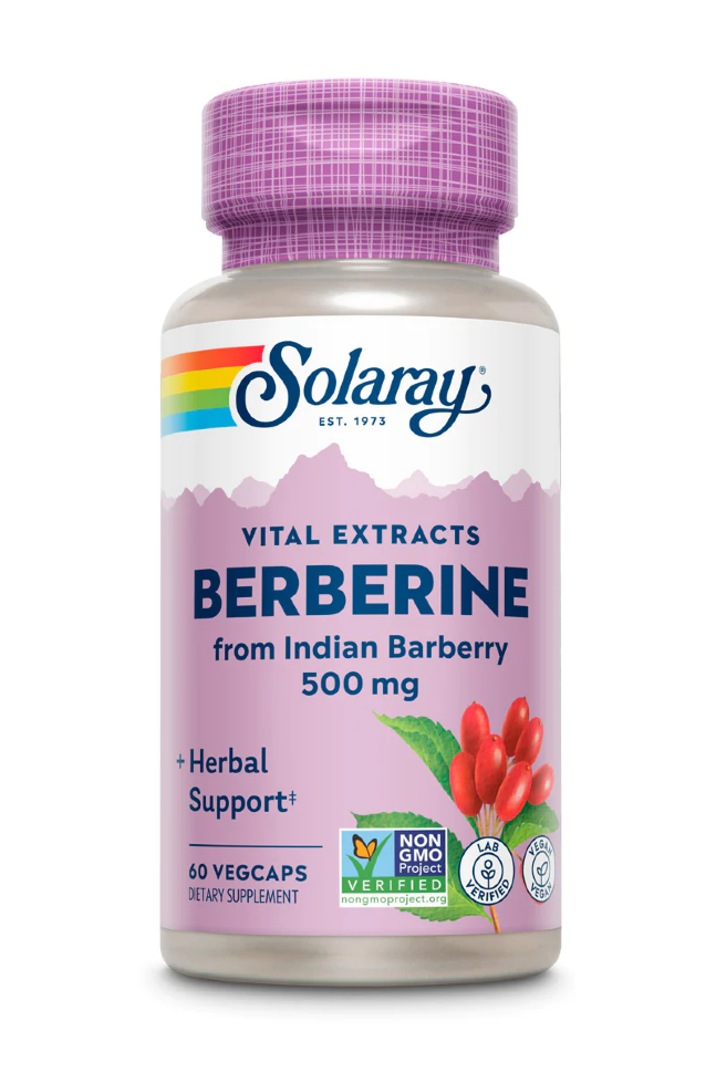 Solaray Berberine from indian Barberry 500 mg 60 caps