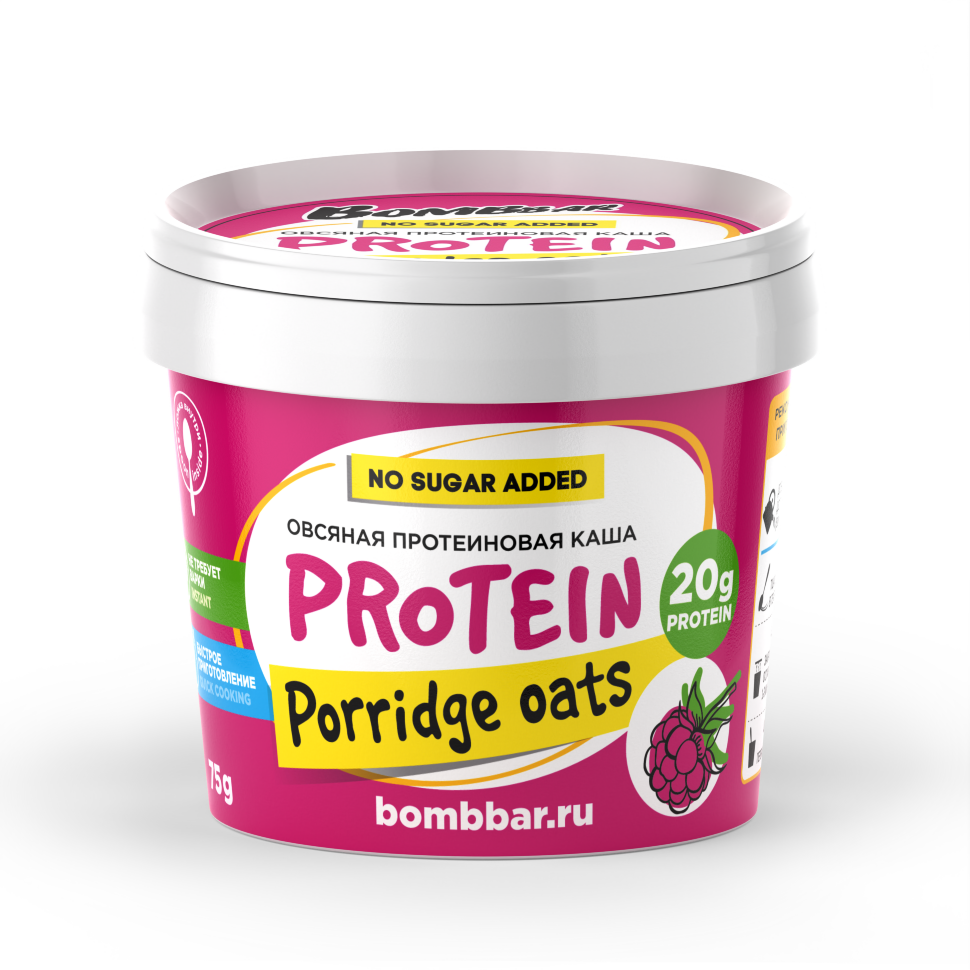 Bombbar Protein porridge oats 75 гр