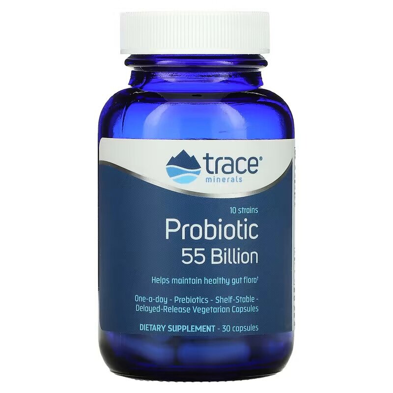 Trace Minerals Probiotic 55 Billion 30 caps