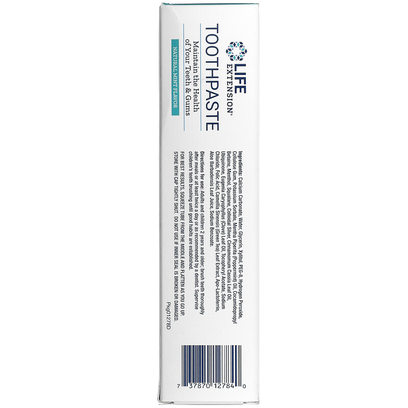 Life Extension Toothpaste Mint 113 g