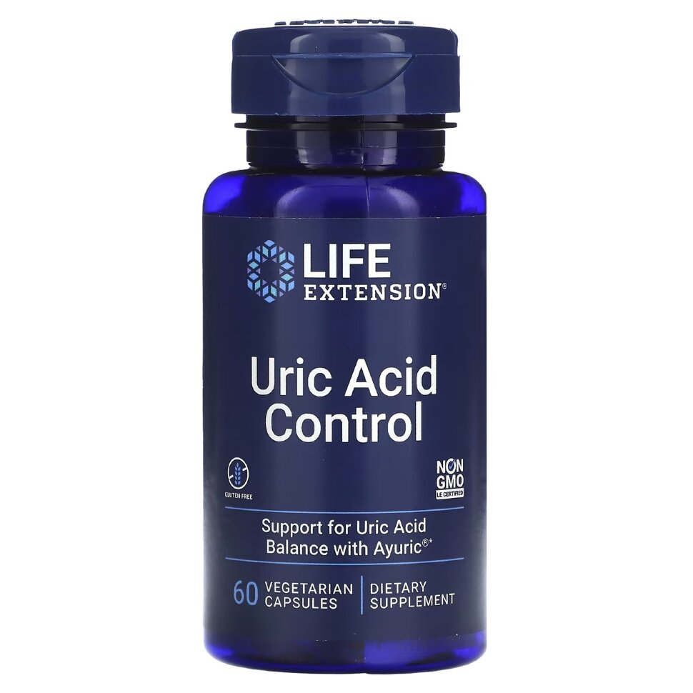 Life Extension Uric Acid Control 60 caps