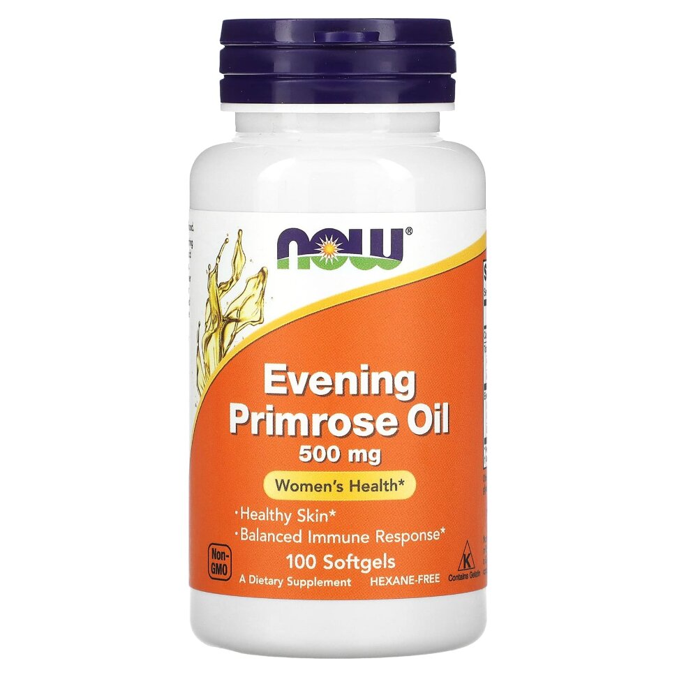 NOW Evening primrose Oil 500 mg 100 softgels