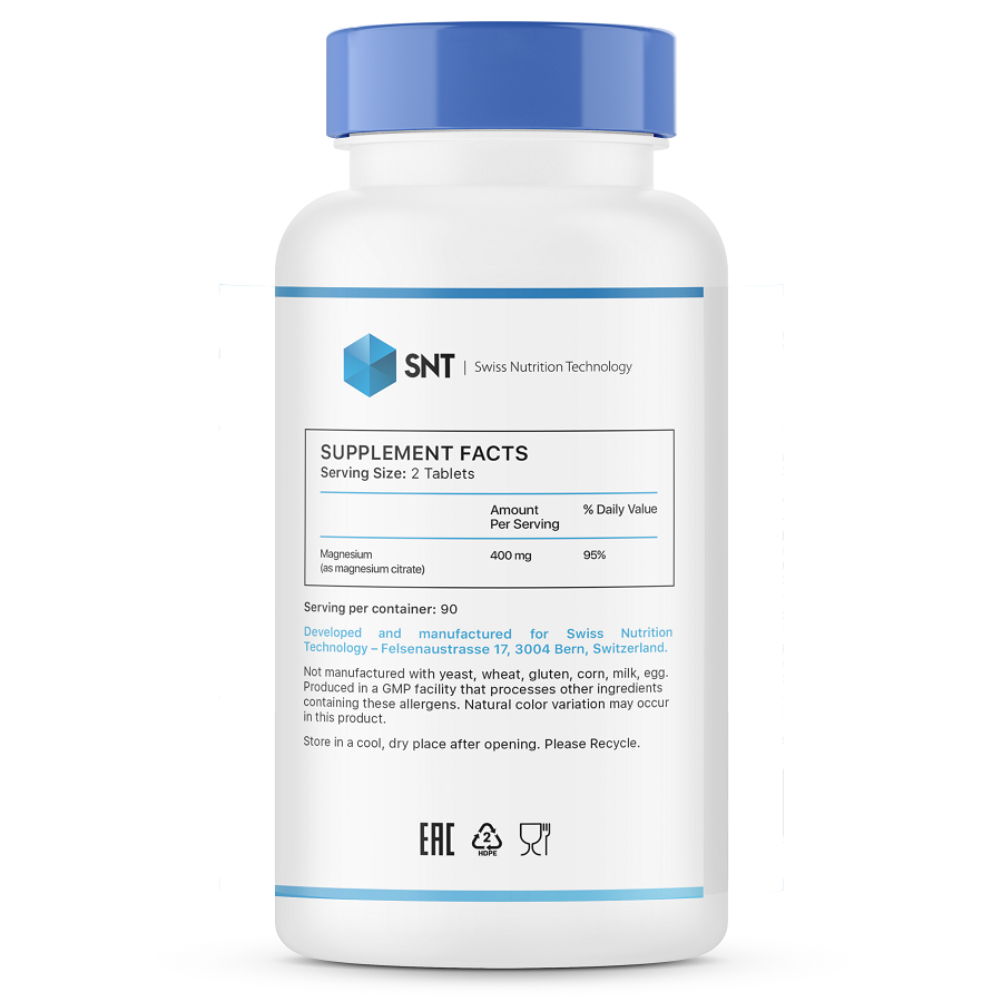 SNT Magnesium citrate 200 mg 180 tab