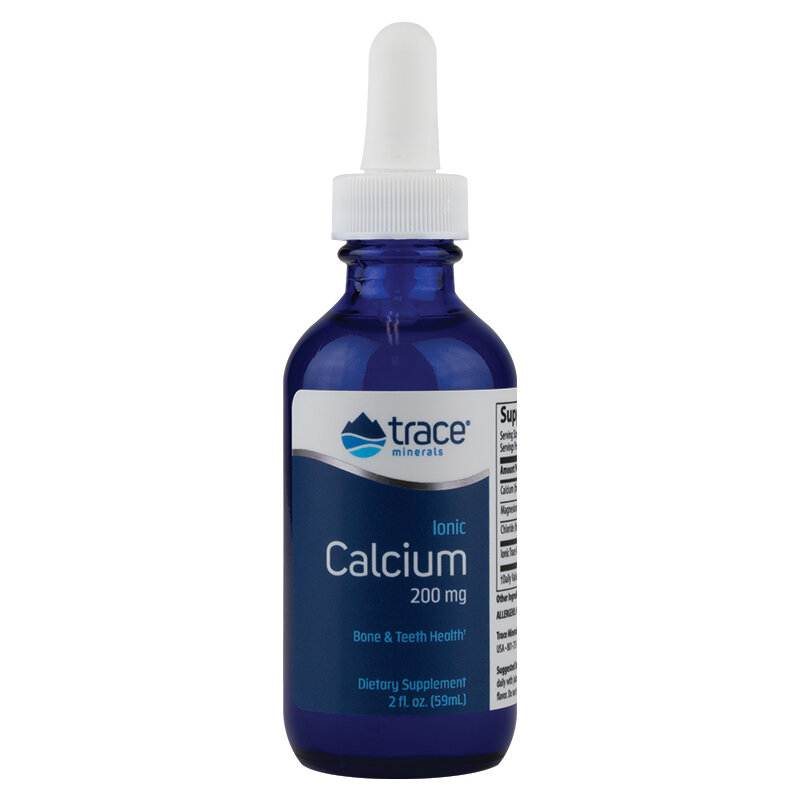 Trace Minerals Liquid Ionic Calcium 200 mg 59 ml