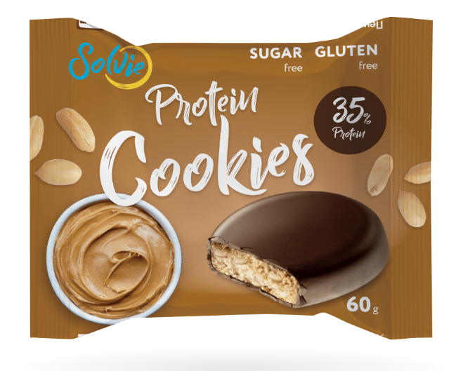 Solvie Protein cookies в глазури 60 гр