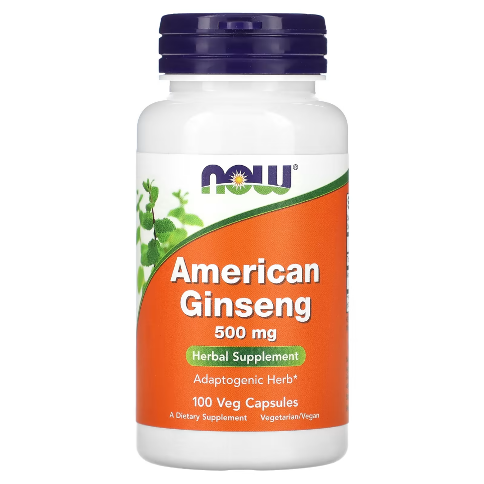 NOW American Ginseng 500 mg 100 caps