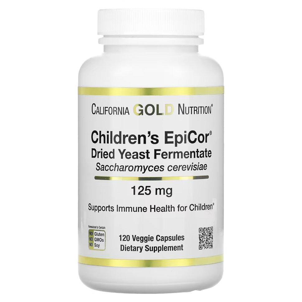 California GOLD Nutrition Childrens Epicor 125 mg 120 caps
