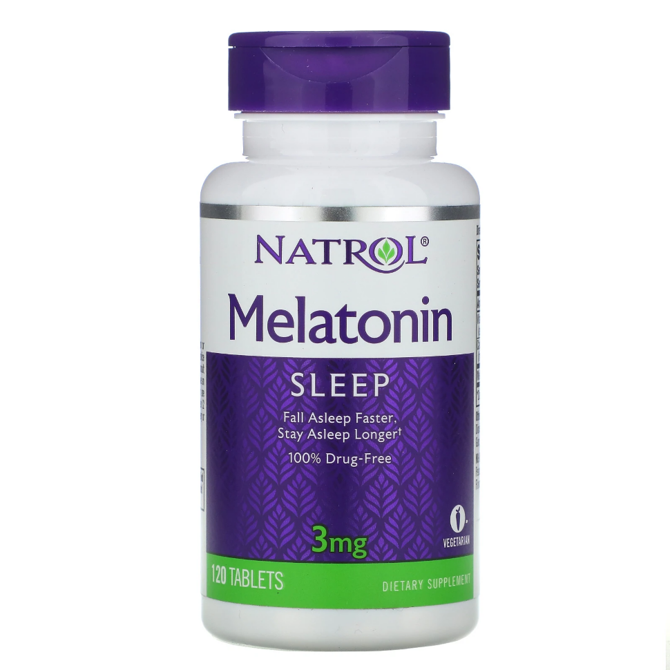 Natrol Melatonin 3 mg 120 tab / Натрол Мелатонин 3 мг 120 табл
