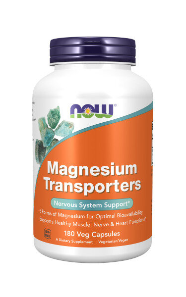 NOW Magnesium transporters 180 caps