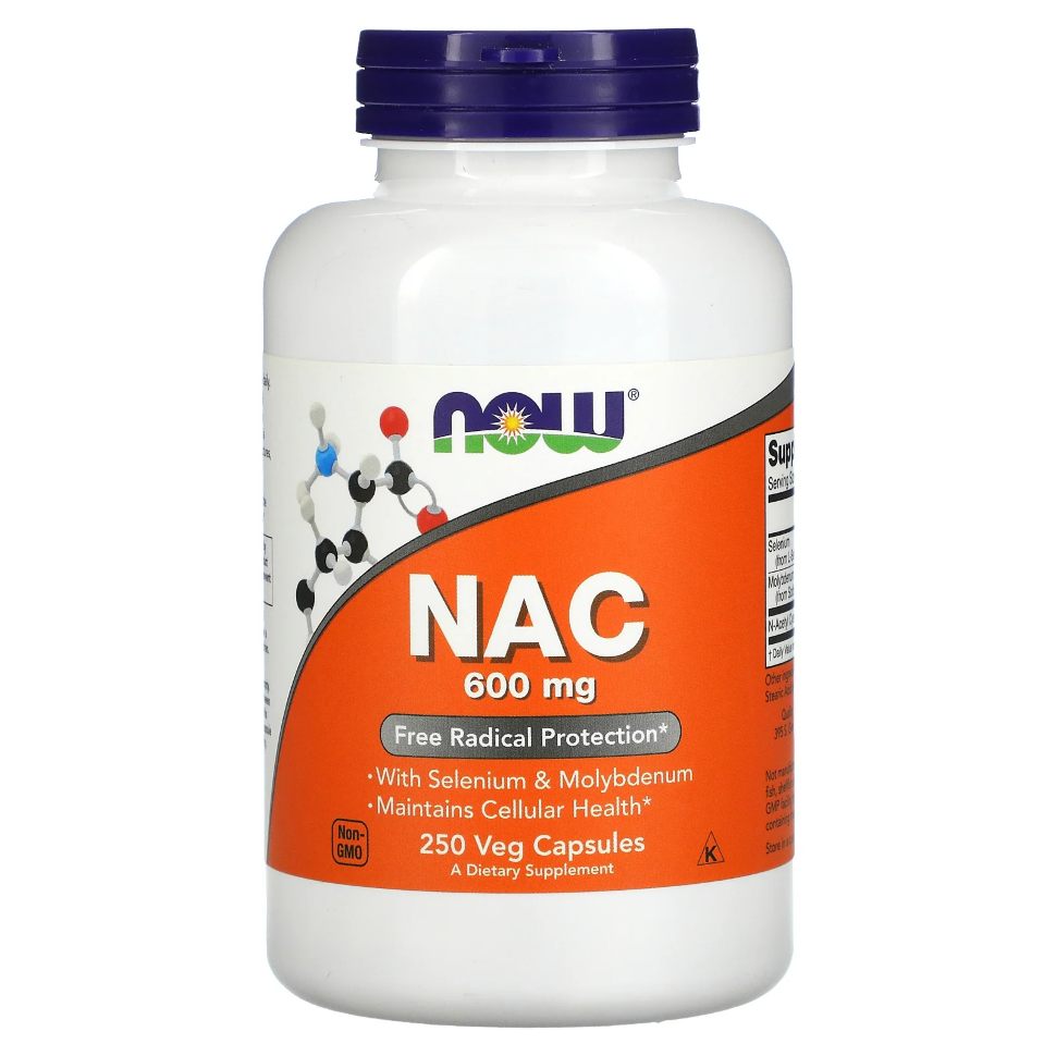 NOW NAC 600 mg 250 caps