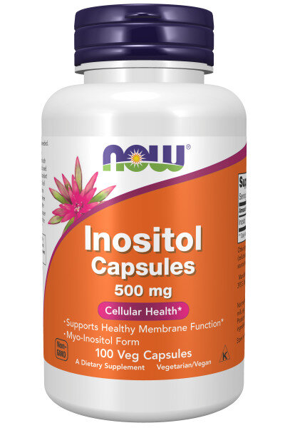 NOW Inositol 500 mg 100 caps / Нау Инозитол 500 мг 100 капс