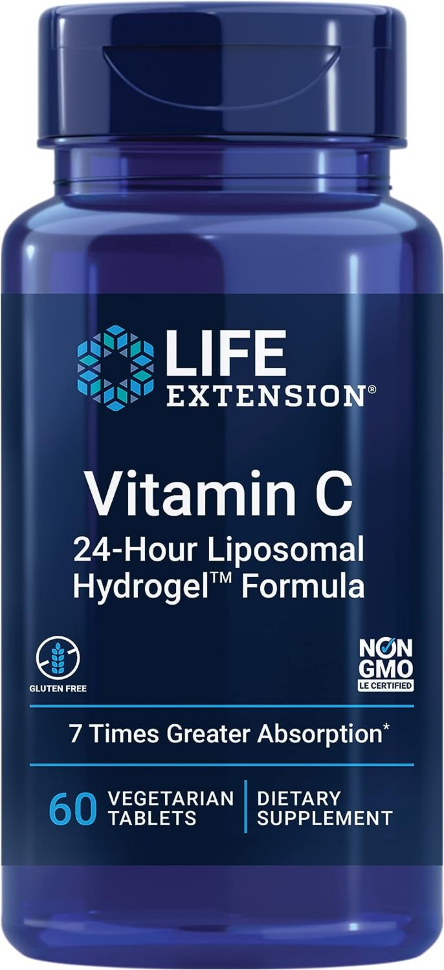 Life Extension Vitamin C 24-Hour Liposomal Hydrogel Formula 60 tab