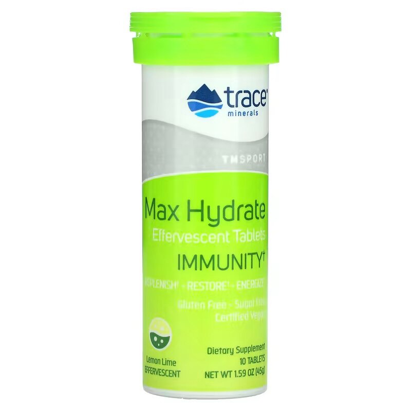 Trace Minerals Max Hydrate Immunity 10 tab