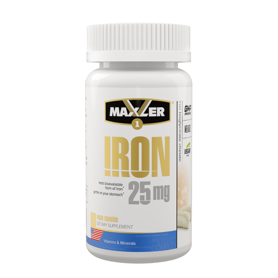 Maxler Iron bisglycinate 25 mg 90 caps
