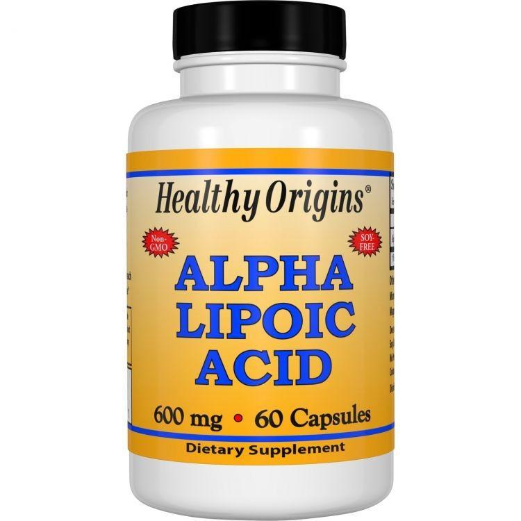 Healthy Origins Alpha Lipolic Acid 600 мг 60 капс