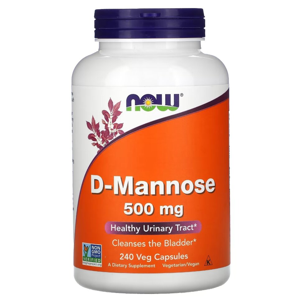 NOW D-Mannose 500 mg 240 caps