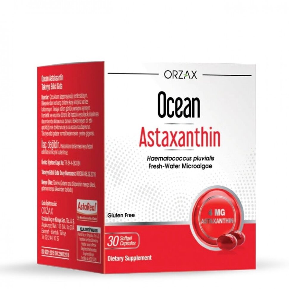 Orzax Ocean Astaxanthin 30 softgel