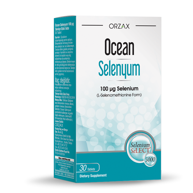 Orzax Ocean Selenyum 200 mcg 60 tablets