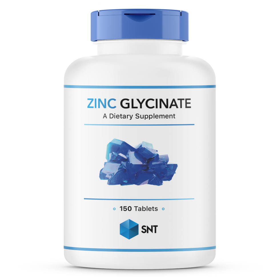 SNT Zinc Glycinate 50 mg 150 tablets Срок 23.02.24