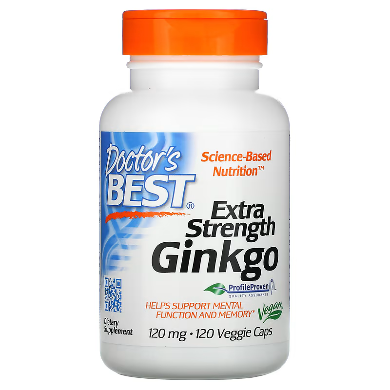 Doctor's Best Extra Strength Ginkgo 120 mg 120 caps