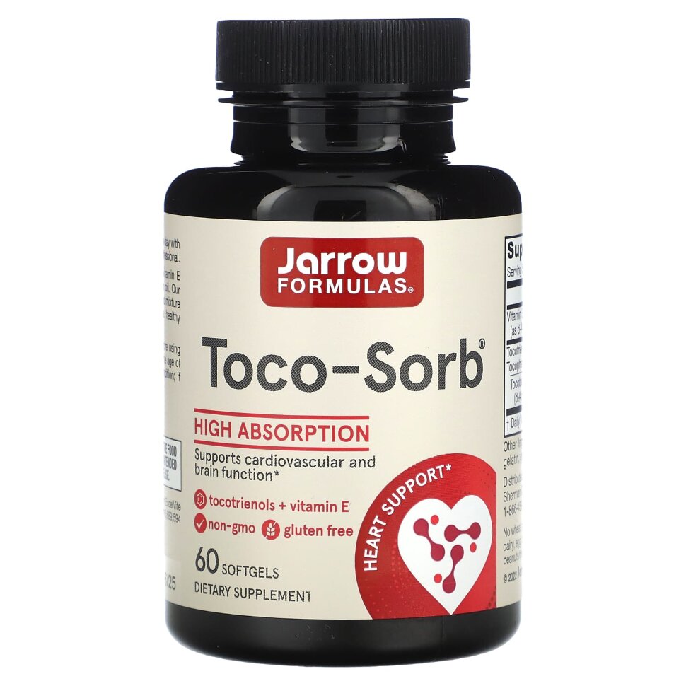 Jarrow Formulas Toco Sorb 60 softgel
