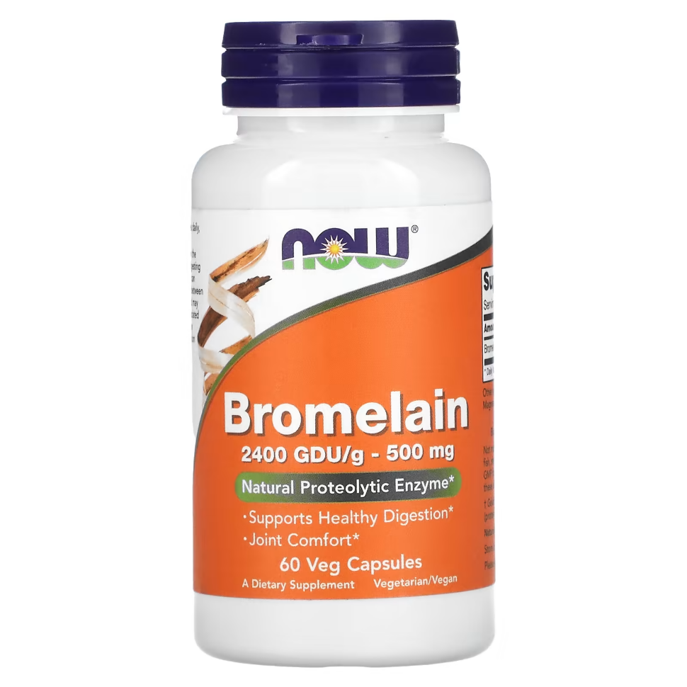 NOW Bromelain 500 mg 60 caps