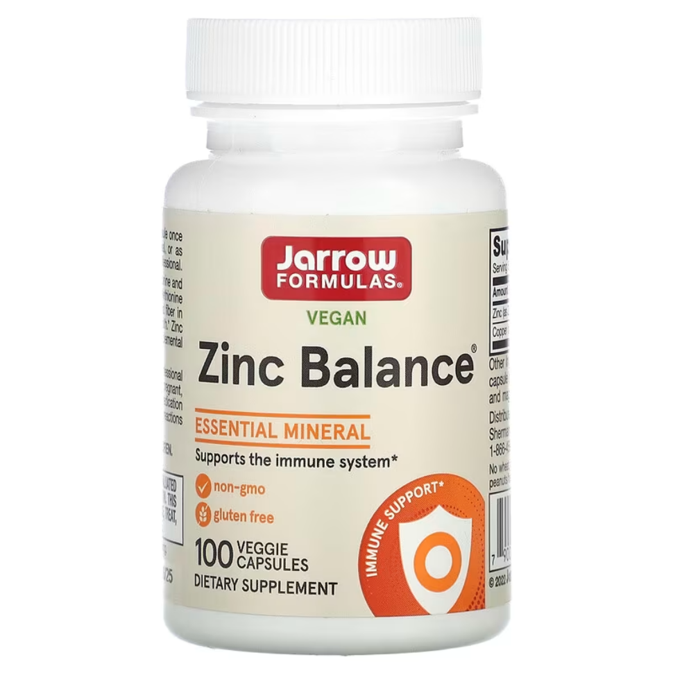 Jarrow Formulas Zinc Balance 100 vegcaps