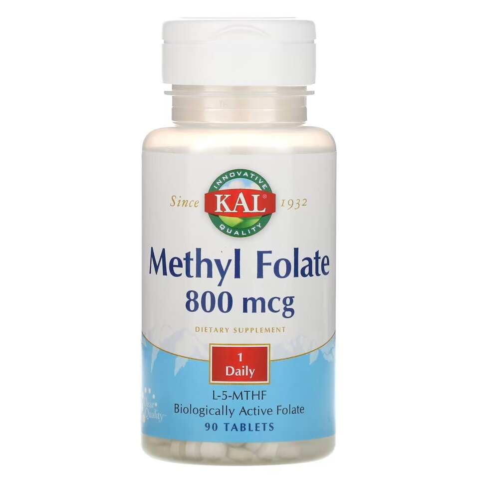 KAL Methyl Folate 800 mcg 90 tab