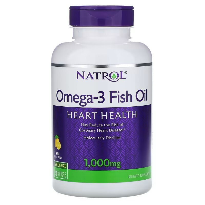 Natrol Omega-3 1000 mg 150 caps / Натрол Омега-3 1000 мг 150 капс