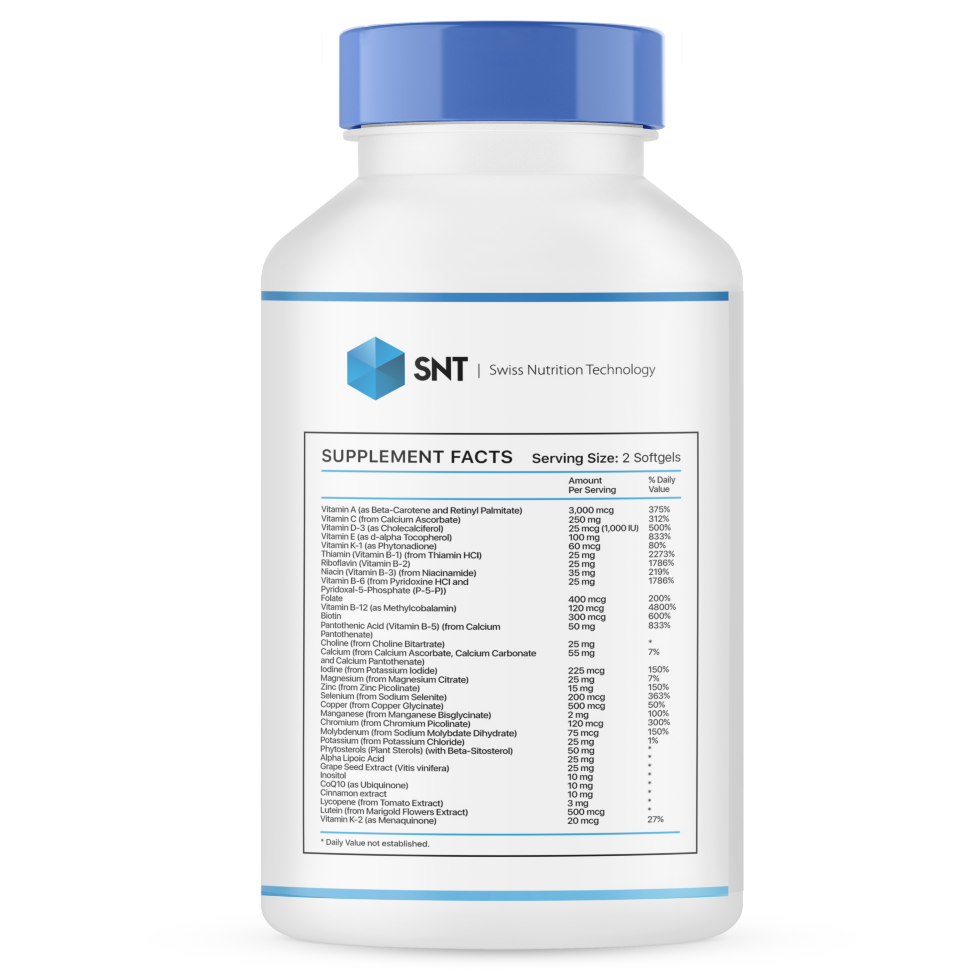 SNT Gent`s Multi 180 softgel / СНТ Мужские мультивитамины 180 софтгель