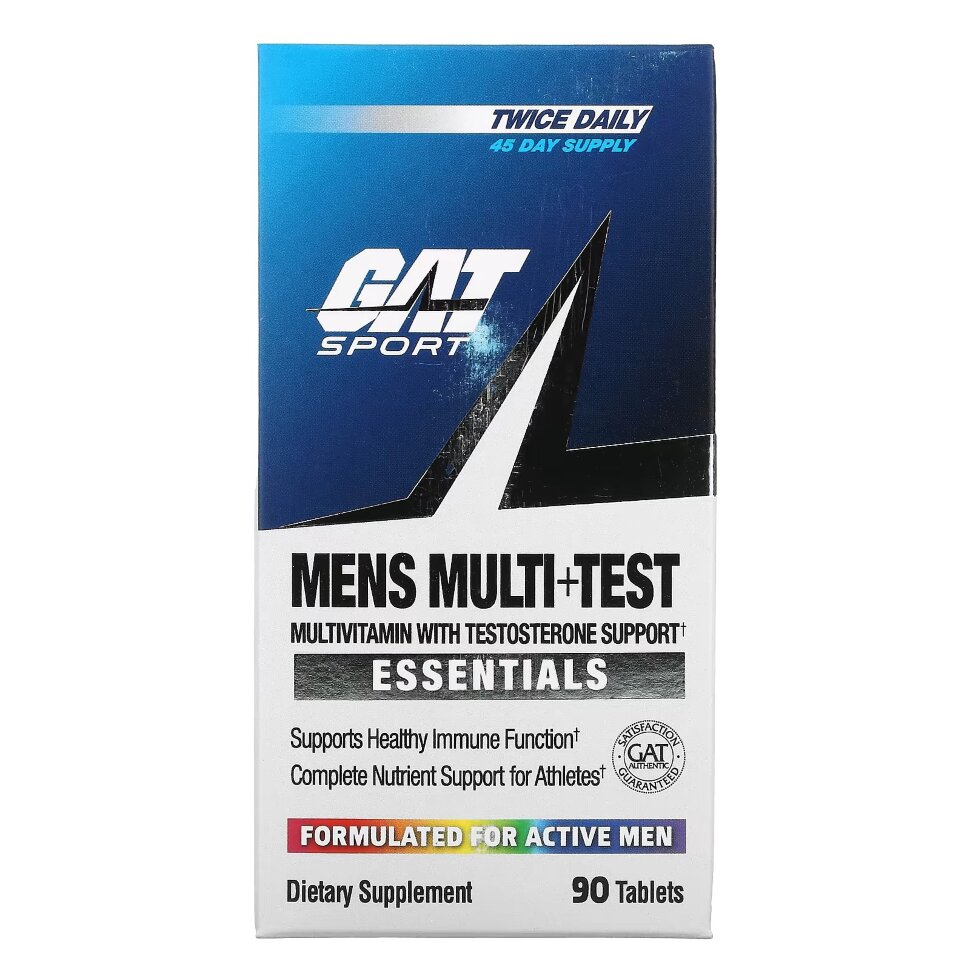 GAT Sport Mens multi + test 60 tab