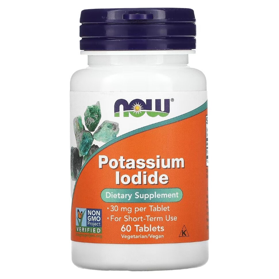 NOW Potassium Iodide 30 mg 60 tablets