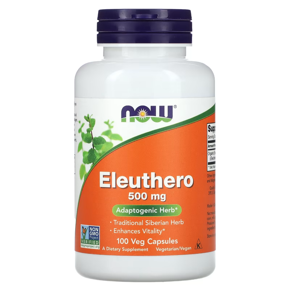 NOW Eleuthero 500 mg 100 caps