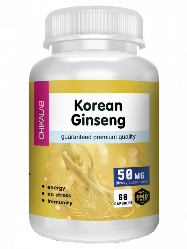 Chikalab Korean Ginseng 500 mg 60 caps