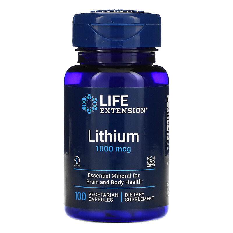 Life Extension Lithium 1000 mcg 100 caps